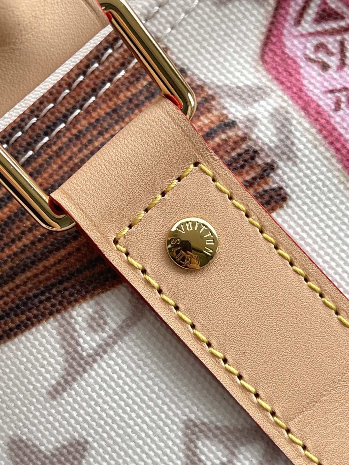 Keepall Bandoulière 45 Travel Bag in Monogram Dune Canvas - Image 6