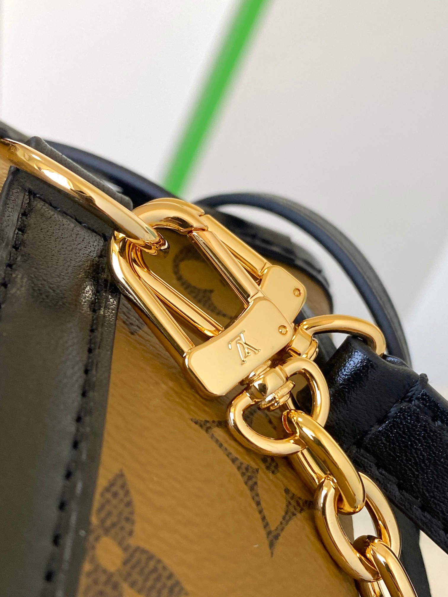 Noe Mini Bucket Bag in Monogram Reverse Canvas - Image 6