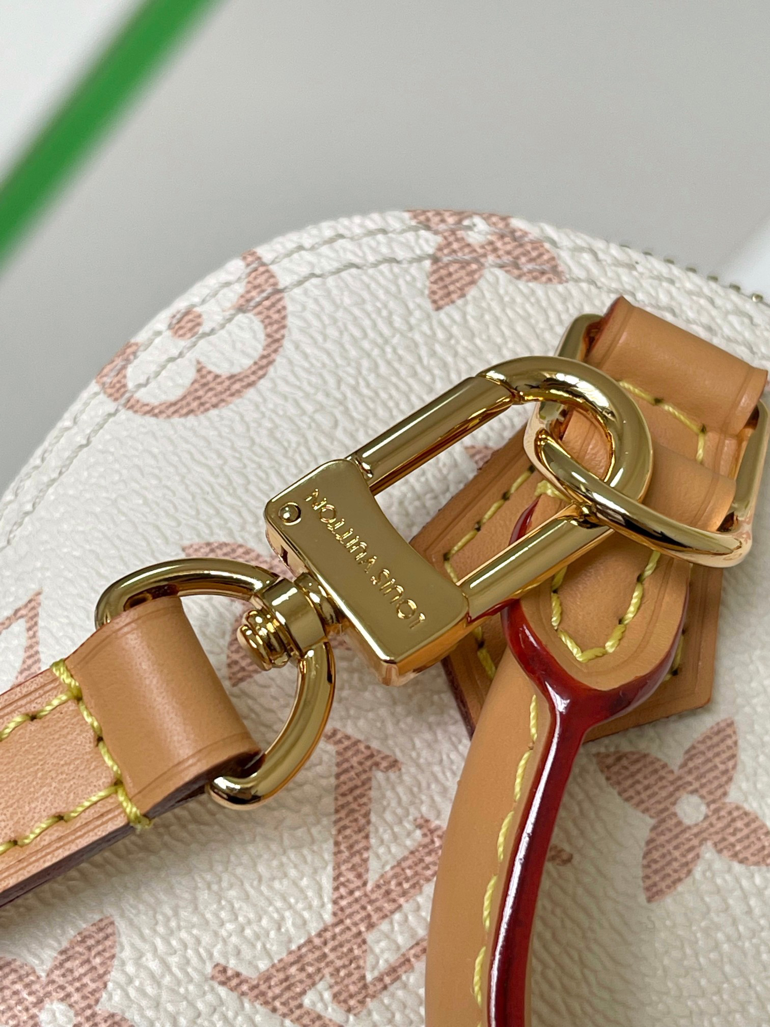 Louis Vuitton Nano Alma Handbag in Monogram Dune Canvas - Image 6