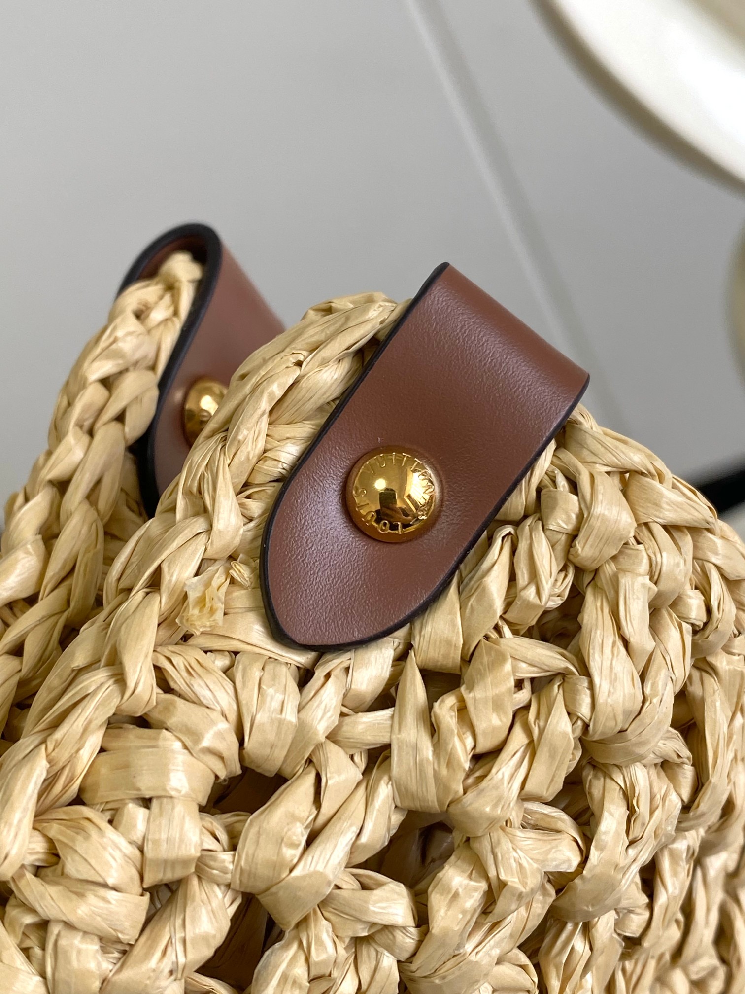 Louis Vuitton OnTheGo Medium Woven Raffia Tote Bag - Image 6