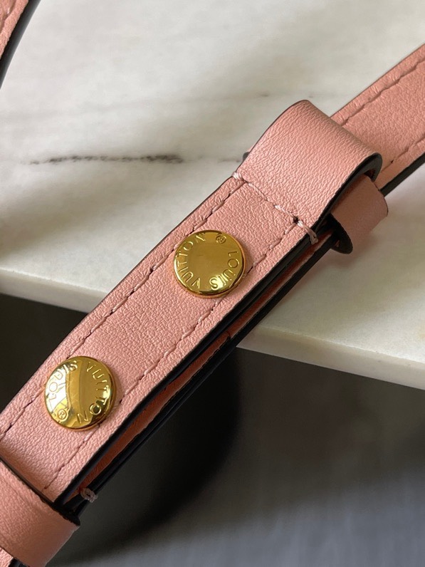 NÉONOÉ M44022 Pink Chip Handbag - Image 6