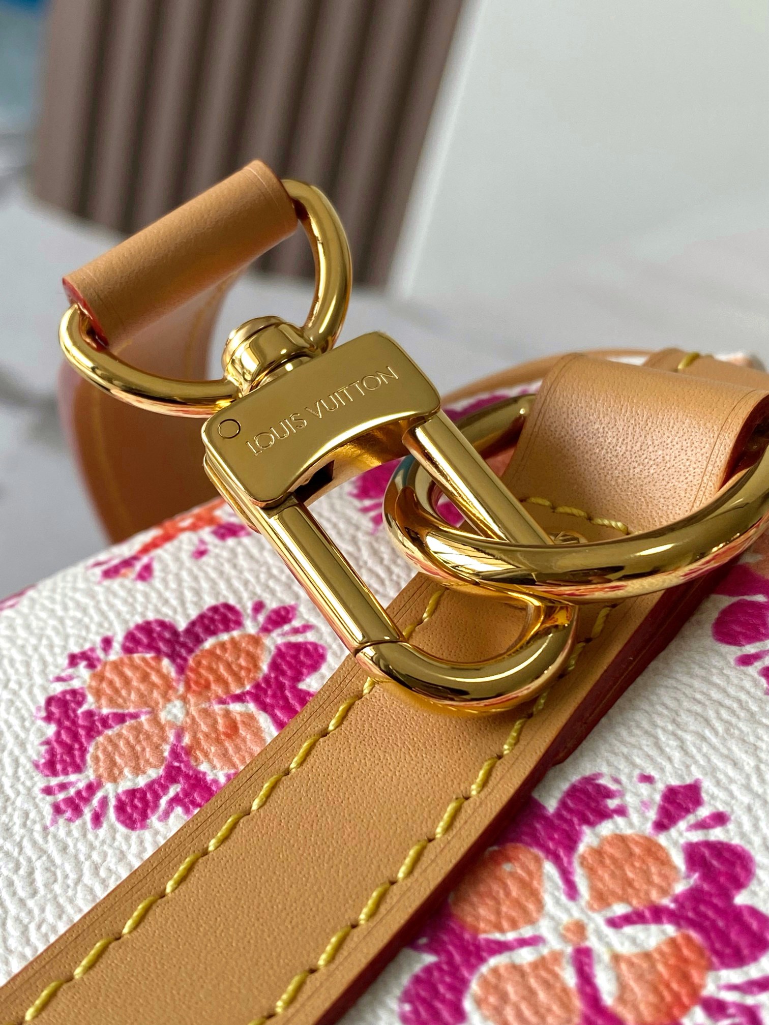 Louis Vuitton Speedy Bandoulière 25 Handbag – Pink and Sky Blue - Image 6