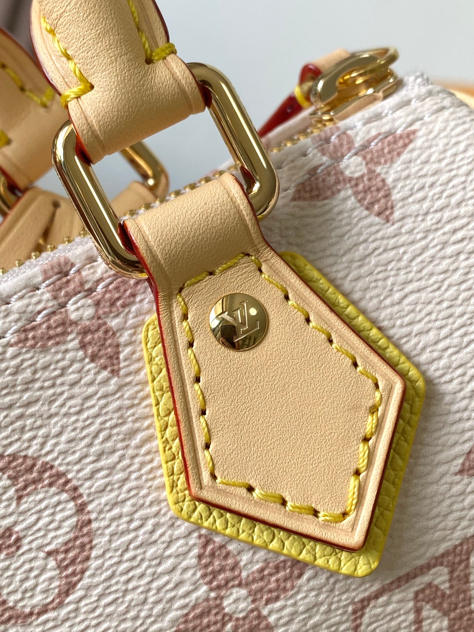 Louis Vuitton Nano Speedy Leather Crossbody Bag - Image 6