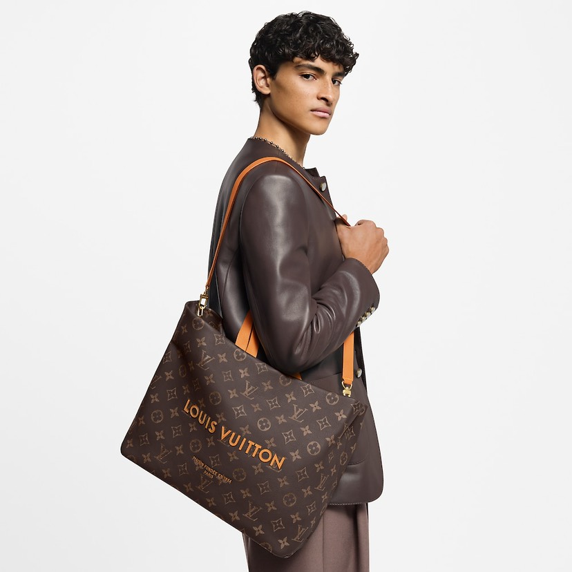 Medium Calfskin Shopper Tote Bag - Image 6