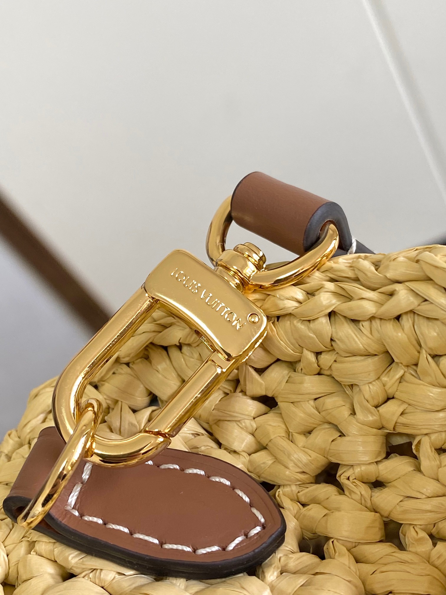 Louis Vuitton Nano Speedy Raffia Handbag - Image 6