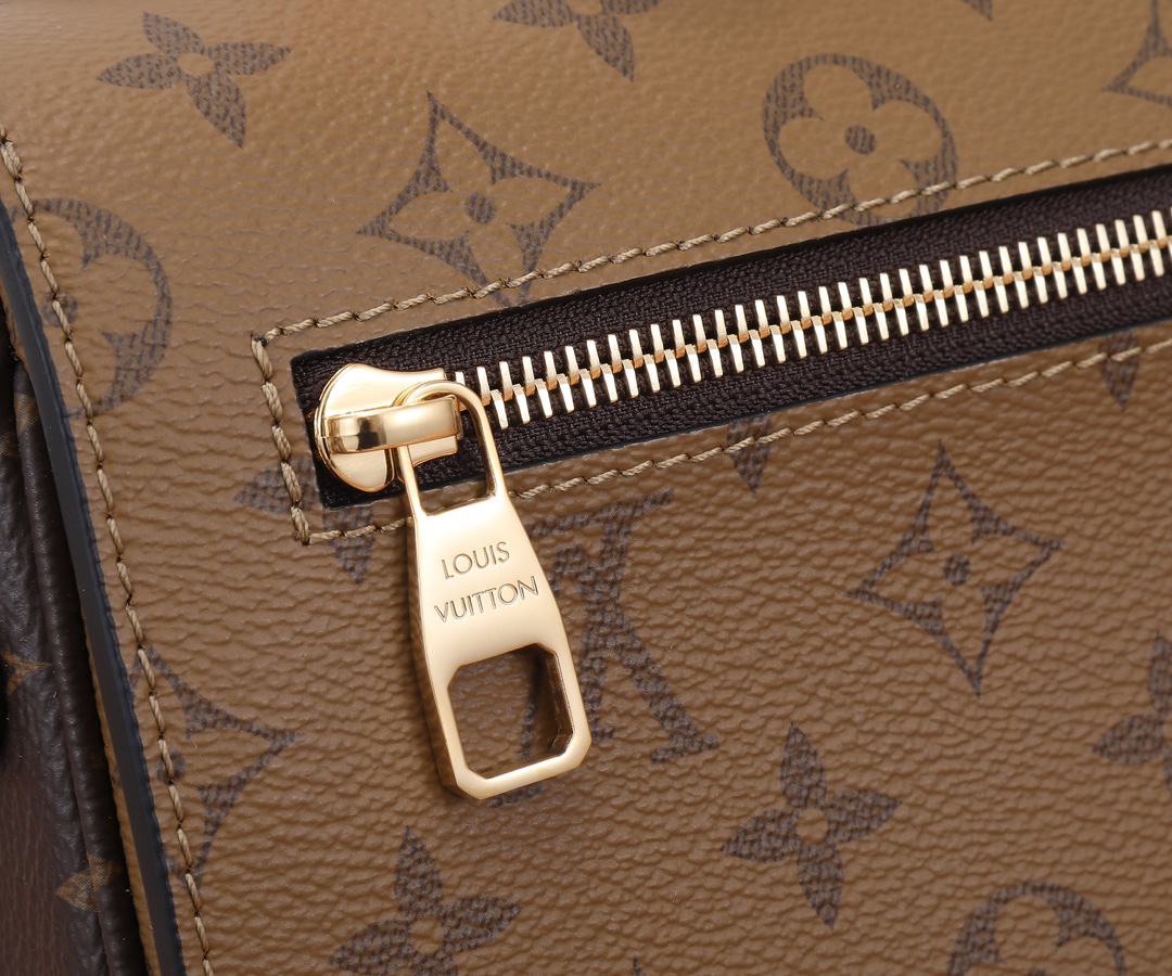 Louis Vuitton Pochette Métis Monogram Reverse Crossbody Bag - Image 6