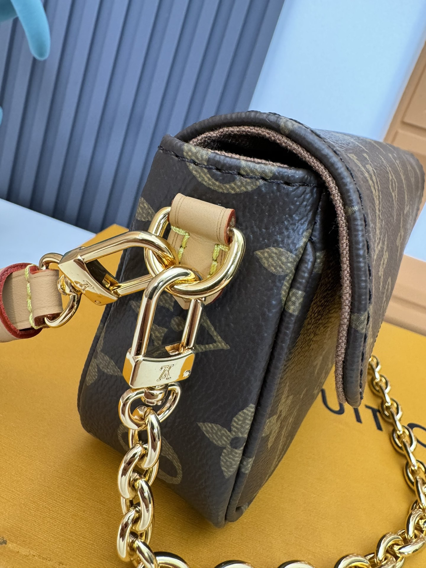 Wallet On Chain Monogram Crossbody Bag - Image 6