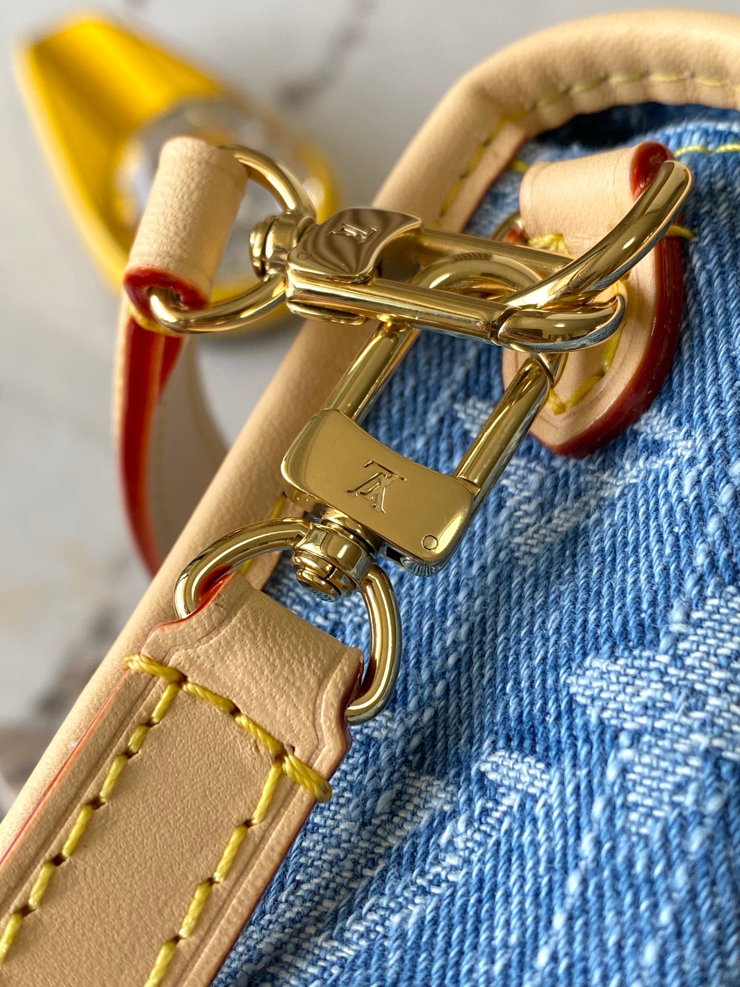 Nano Diane Denim Shoulder Bag - Image 6