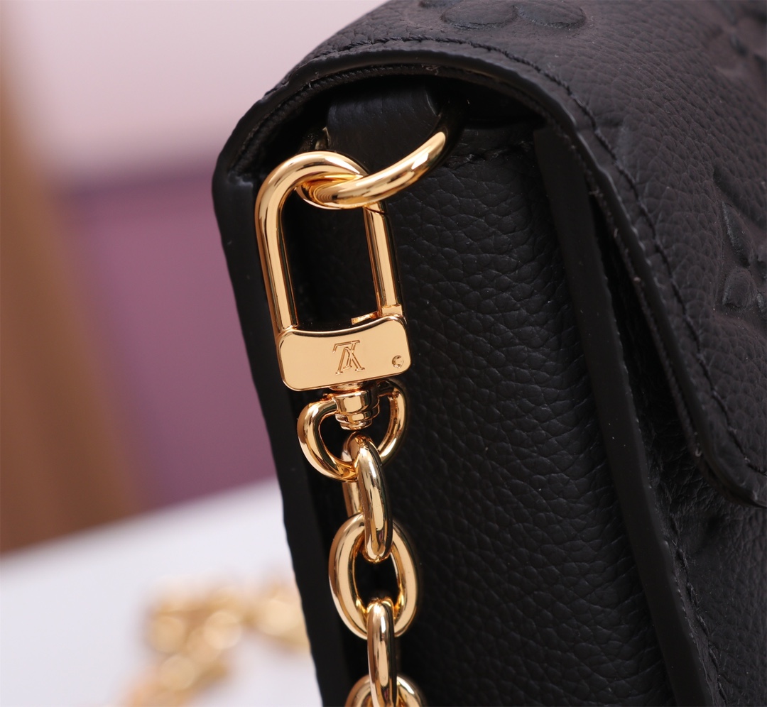 Louis Vuitton Monogram Empreinte Trapezoid Shoulder Bag M82836 M82637 - Image 6