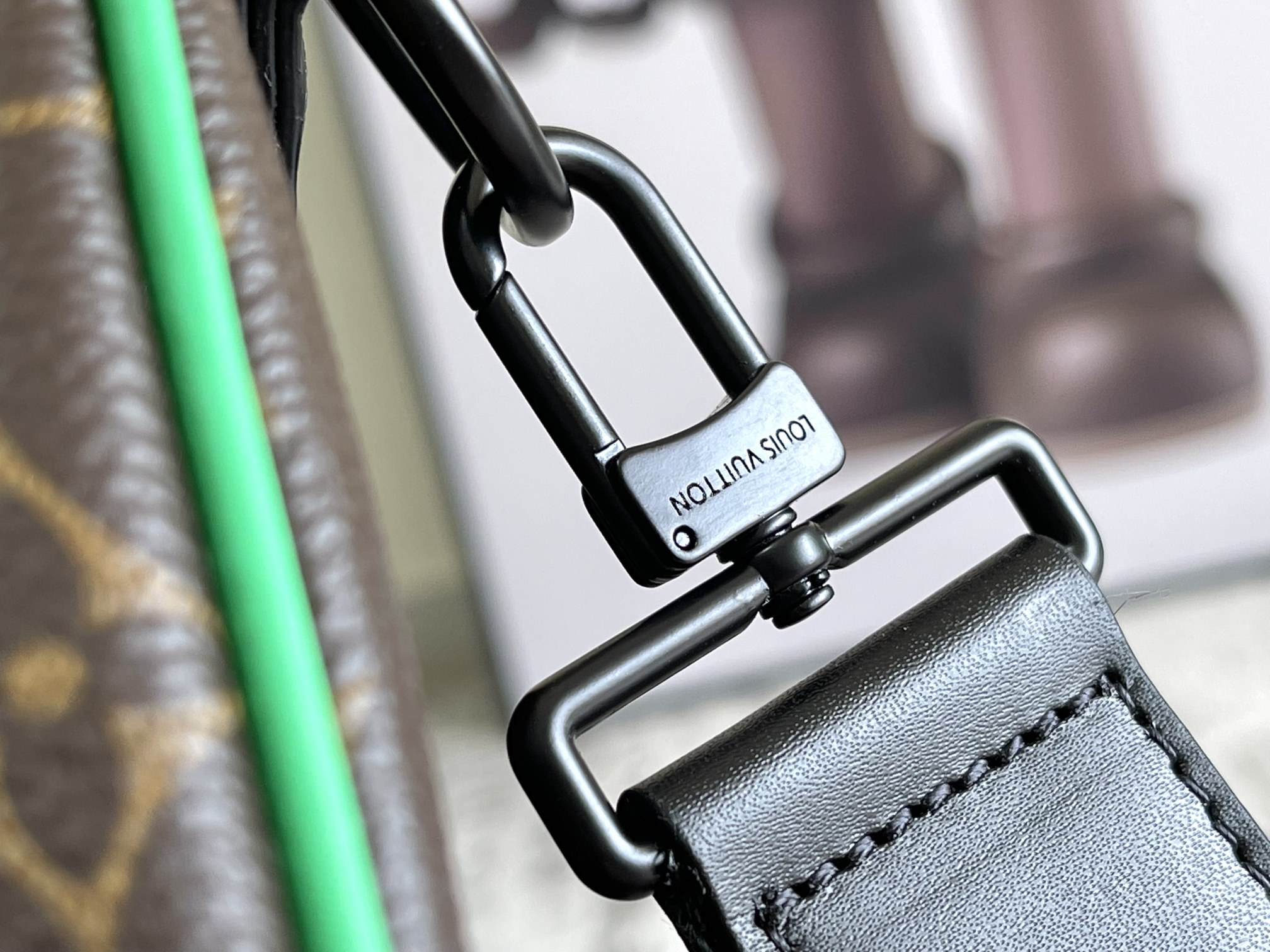 Keepall Bandoulière 50 Travel Bag in Monogram Macassar Canvas - Image 6