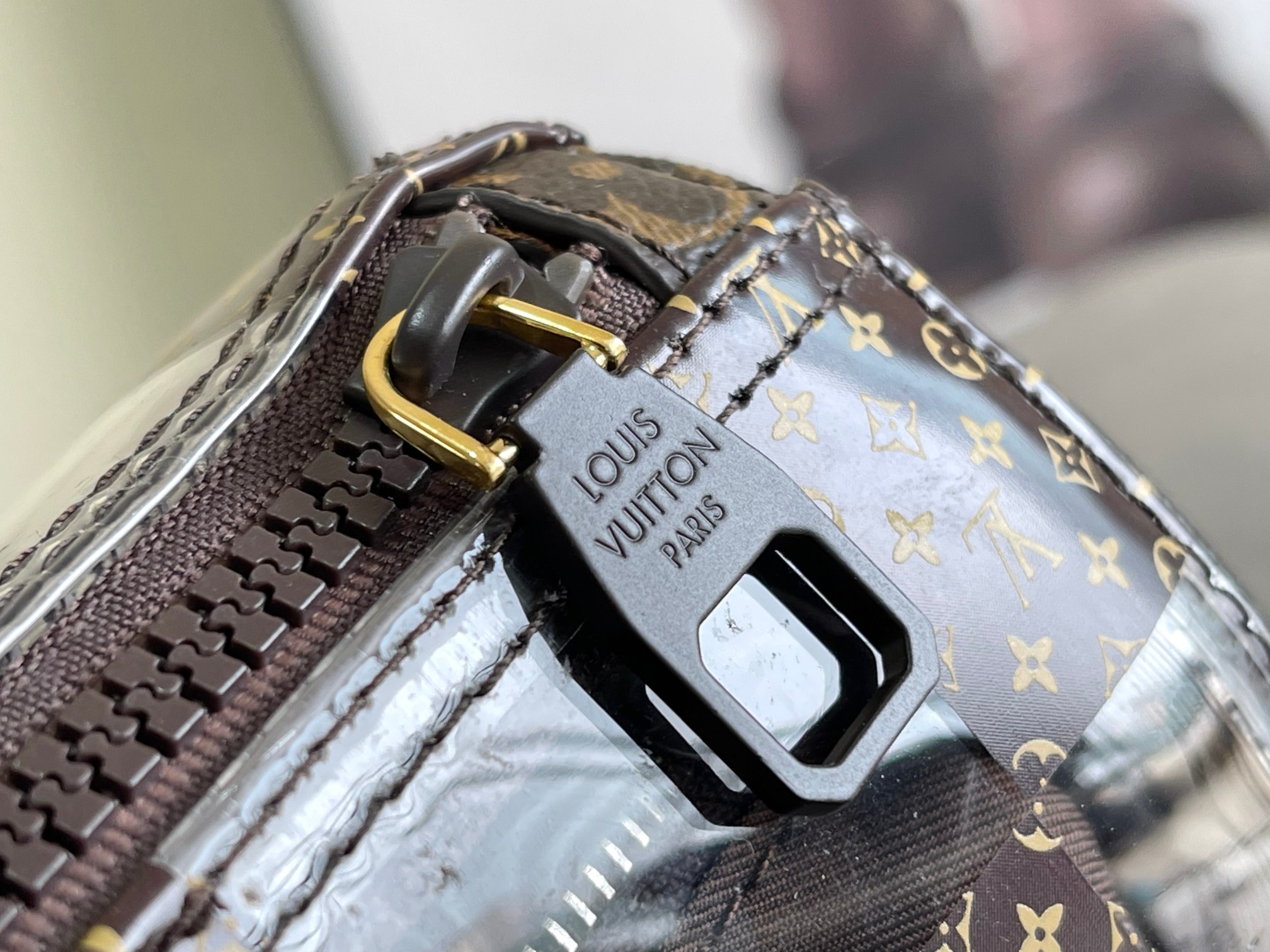 Louis Vuitton M20872 Keepall Mini Travel Bag in Monogram Macassar - Image 6