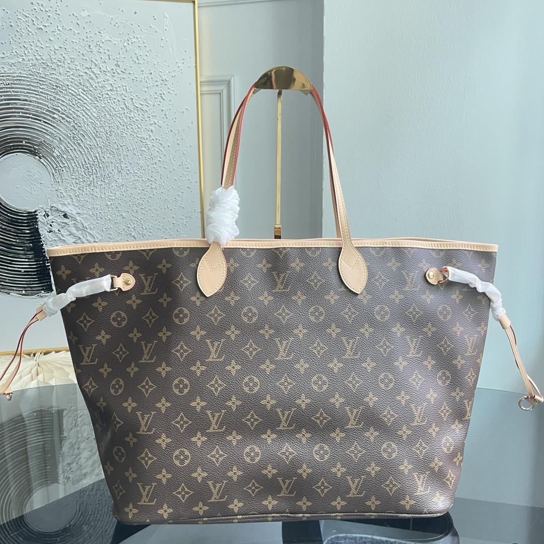 Louis Vuitton Neverfull Large Tote Bag in Damier Azur Canvas - Image 6