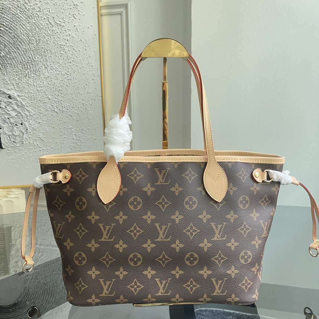 Louis Vuitton Neverfull Small Tote Bag in Damier Ebene Canvas - Image 6