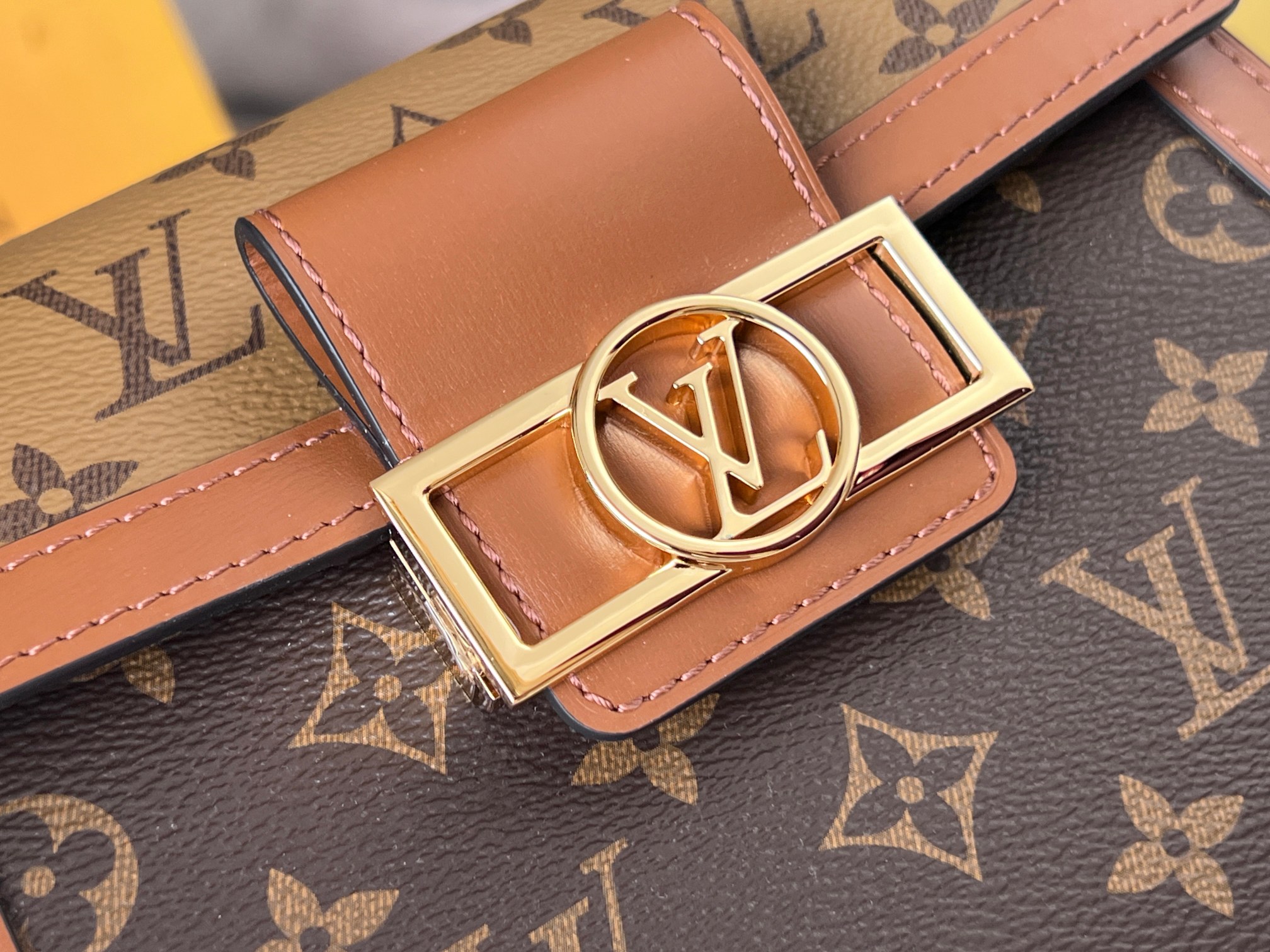 Louis Vuitton Dauphine Capitale Handbag - Image 6