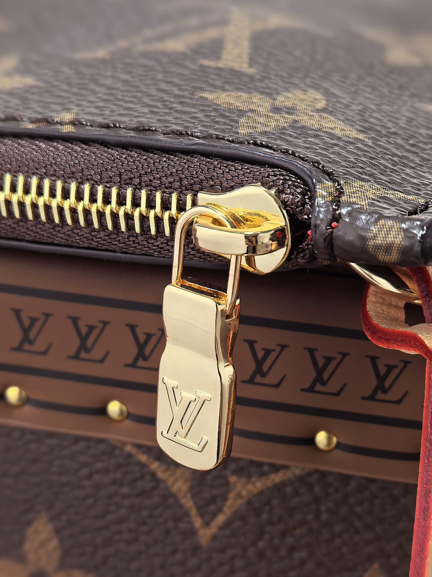 Louis Vuitton Neverfull MM Cherry Monogram Tote Bag - Image 6