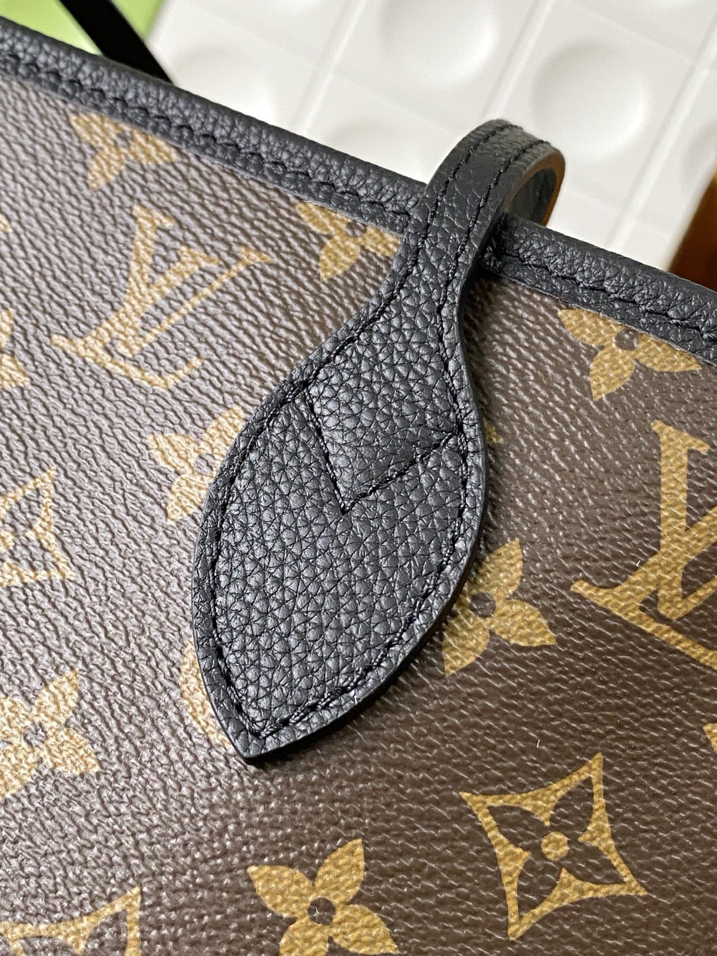 Neverfull MM Damier Azur Canvas Tote Bag - Image 6