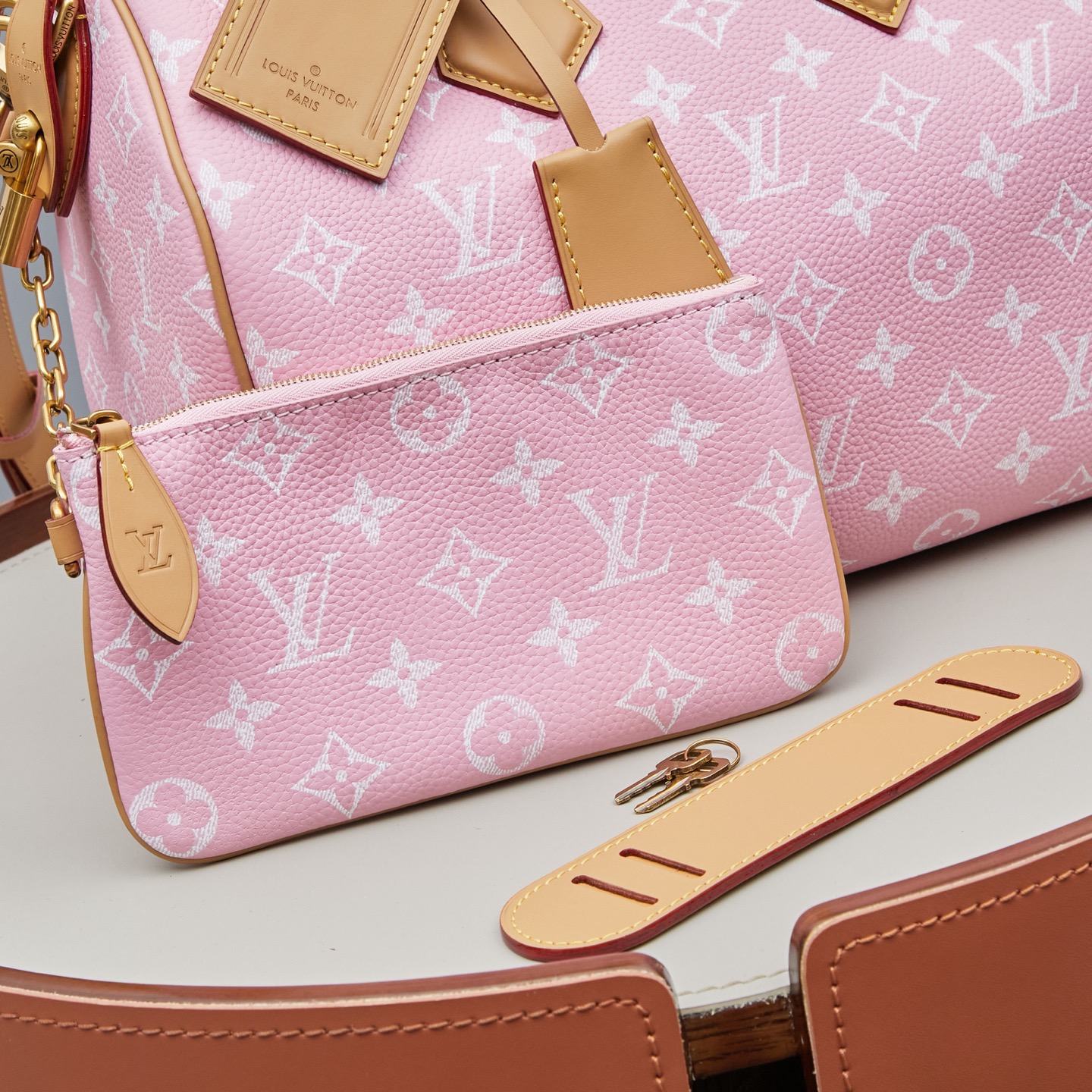 Louis Vuitton Speedy P9 Bandoulière 30 Monogram Leather Handbag - Image 6