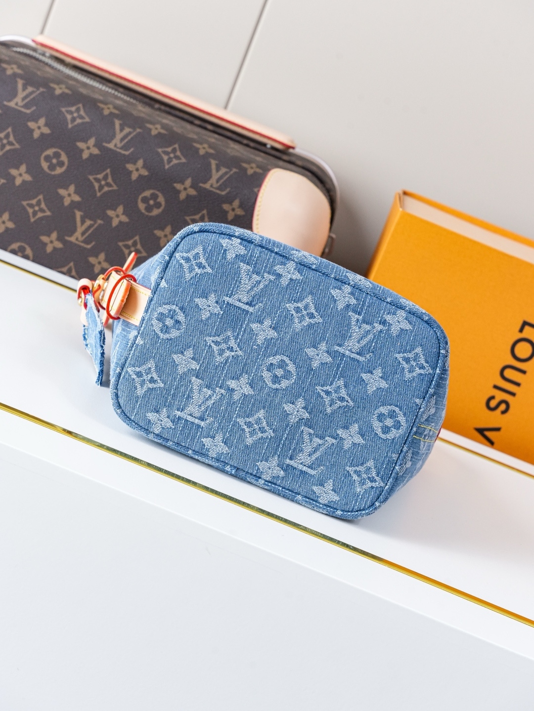 Louis Vuitton All In BB Denim Handbag - Image 6