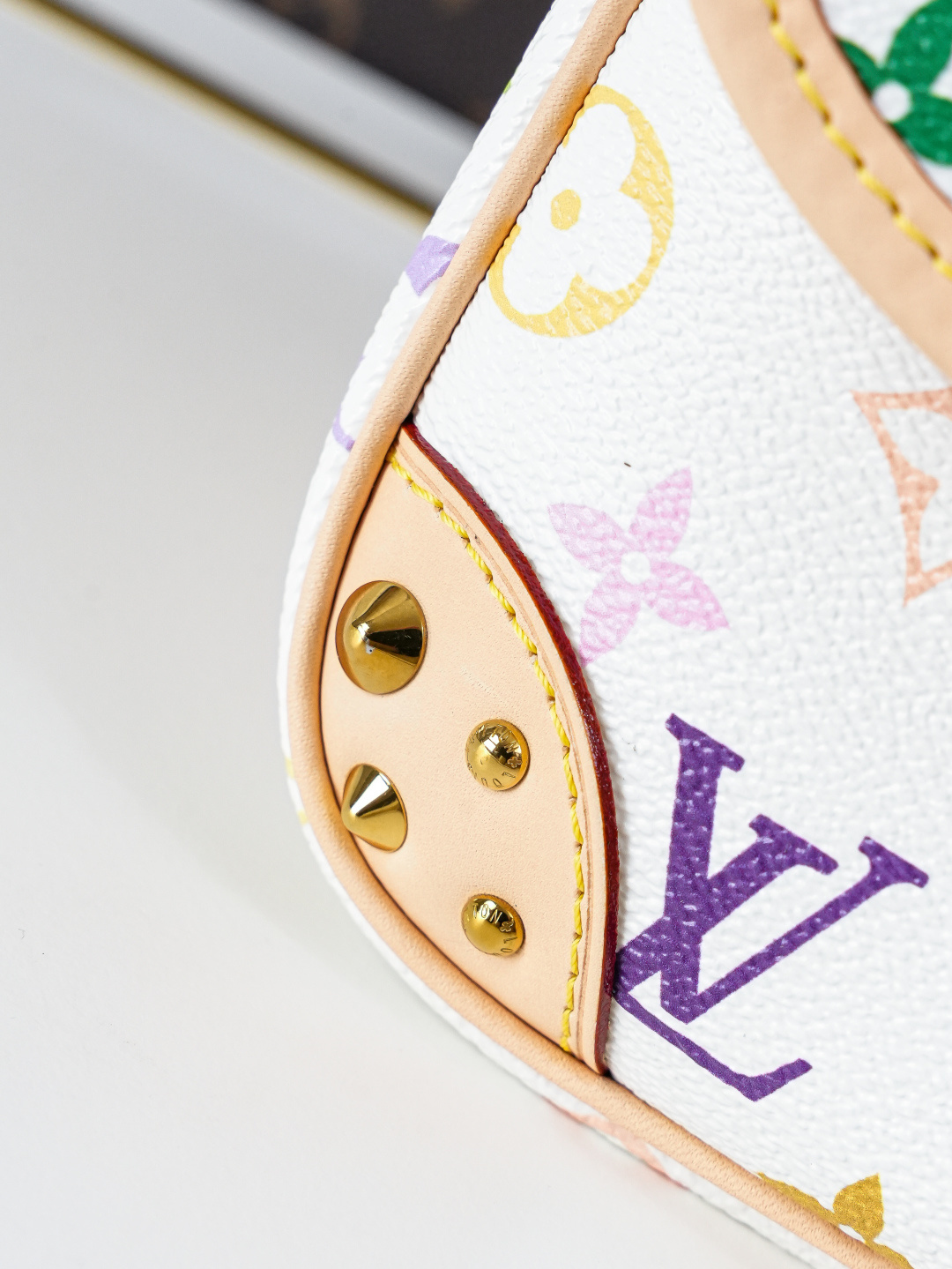 Louis Vuitton Diane Small Handbag in Multicolor Monogram Canvas - Image 6