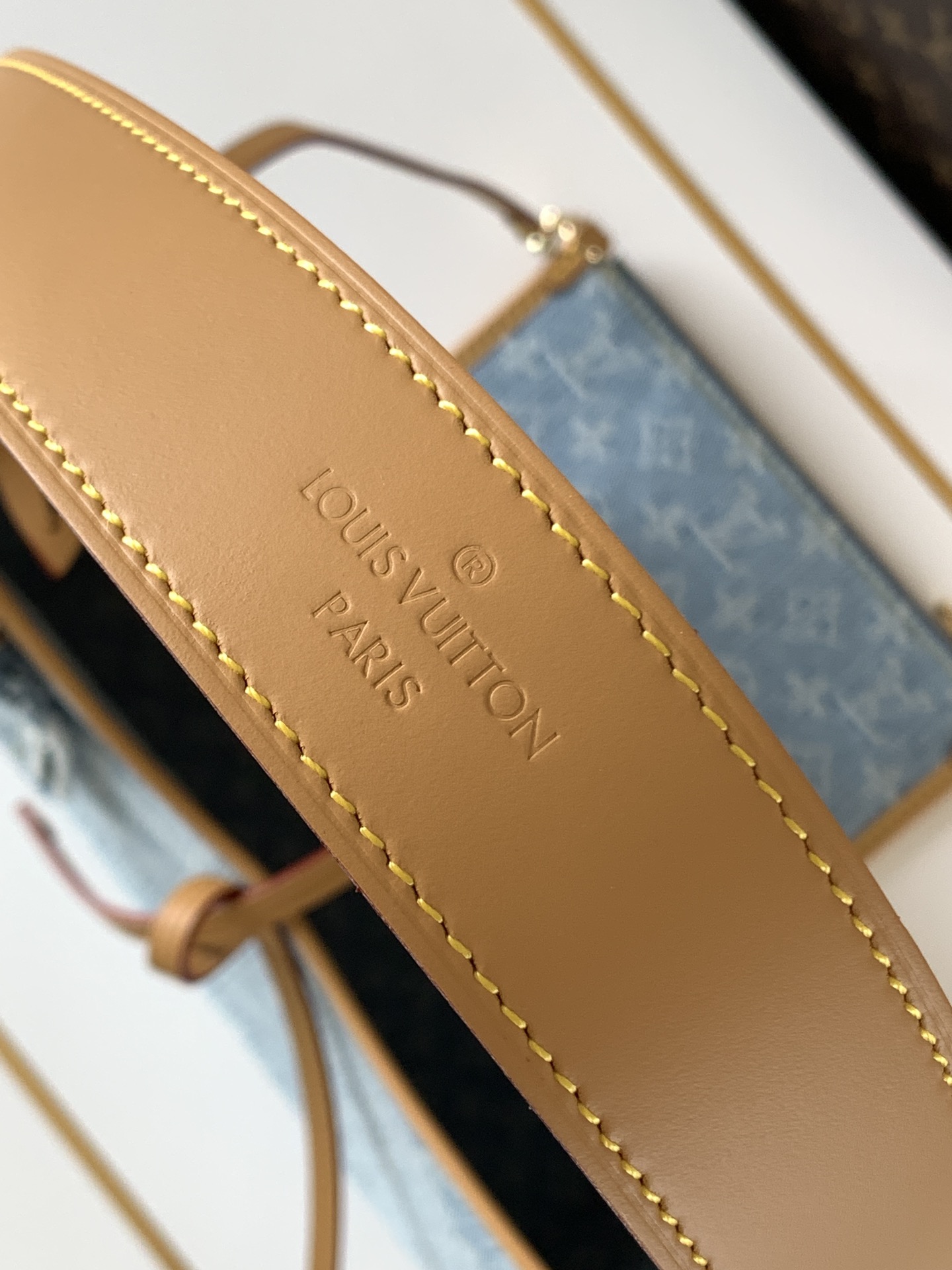 Louis Vuitton Carryall Small Bag in Monogram Denim - Image 6