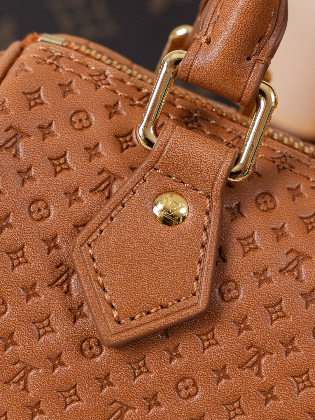 Louis Vuitton Nano Speedy Minigram Handbag Brown - Image 6