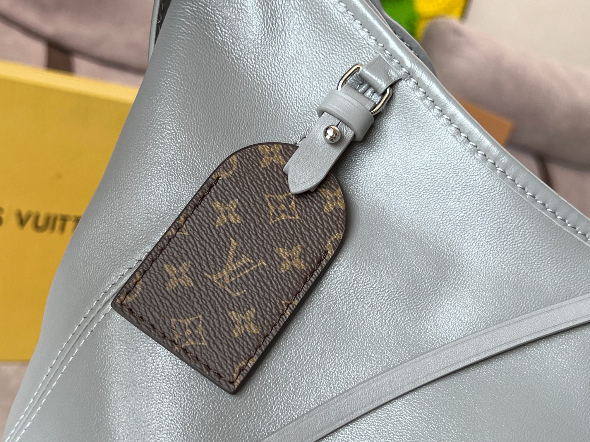 Medium Carryall Bag in Soft Lambskin Leather - Image 6