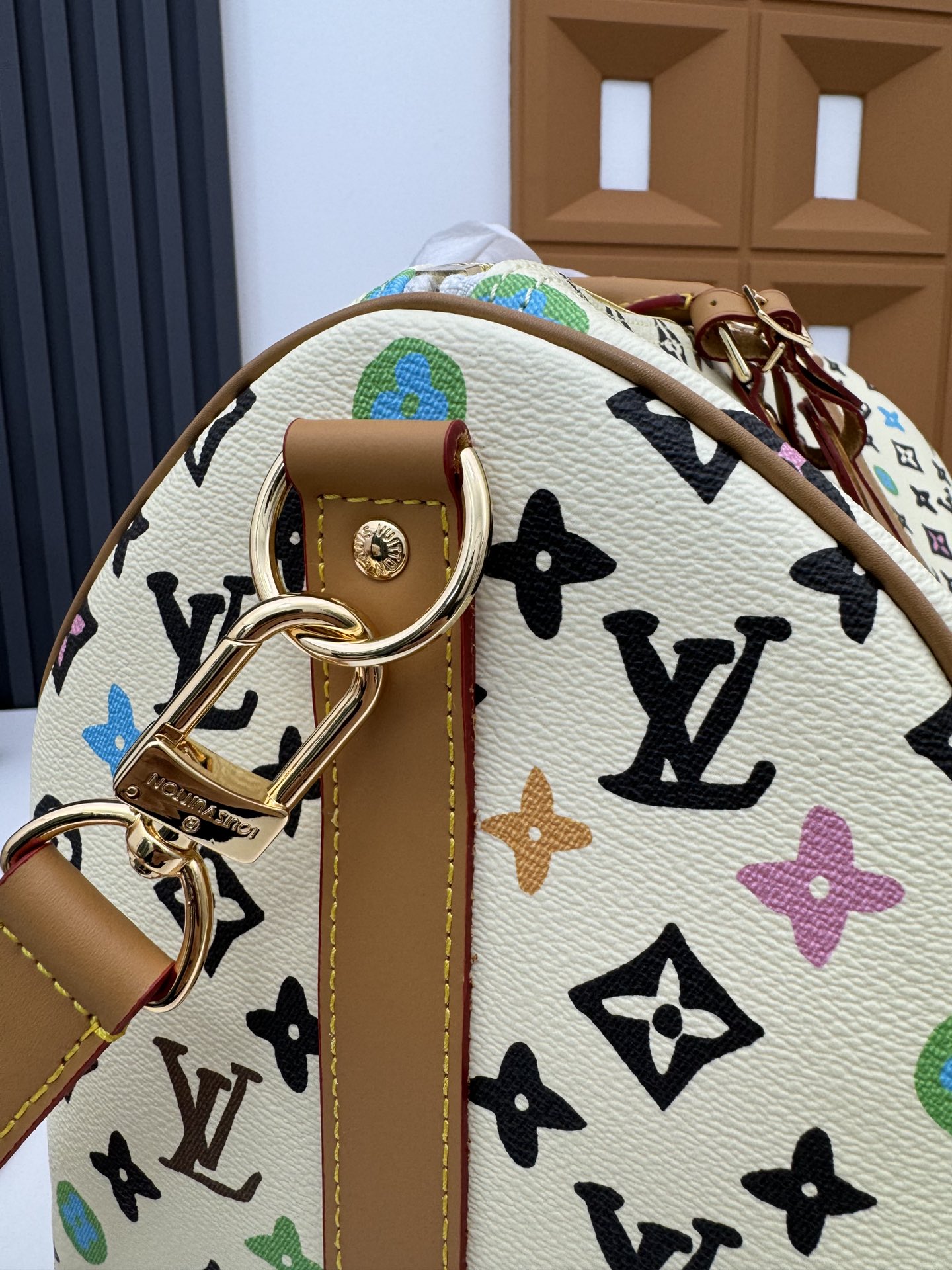 Louis Vuitton x Yayoi Kusama Keepall 50 Travel Bag - Image 6