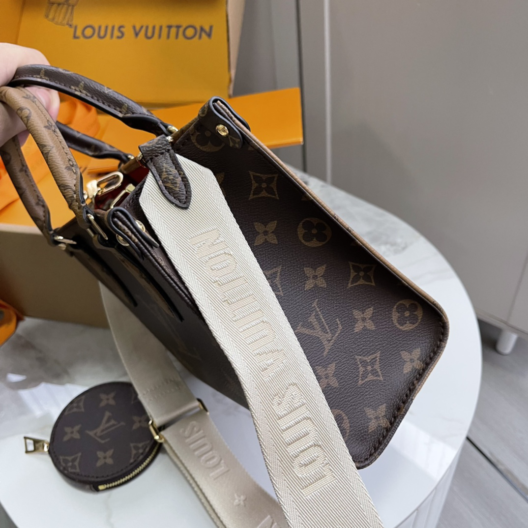 Louis Vuitton OnTheGo PM Monogram Reverse Tote Bag - Image 6