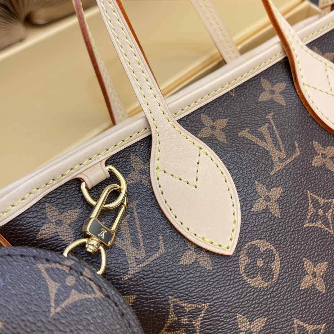 Neverfull BB Damier Ebene Handbag - Image 6