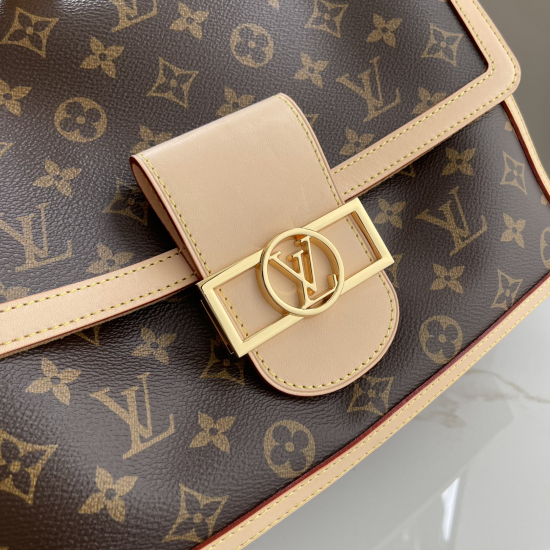Louis Vuitton Dauphine Soft Large Handbag - Image 6