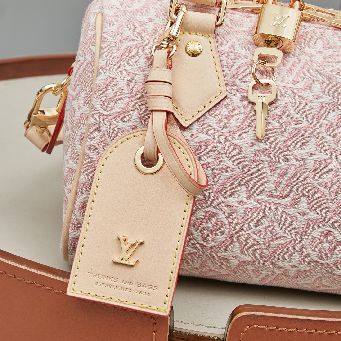 Louis Vuitton Speedy Bandoulière 20 Handbag - Pink Monogram Emblème - Image 6