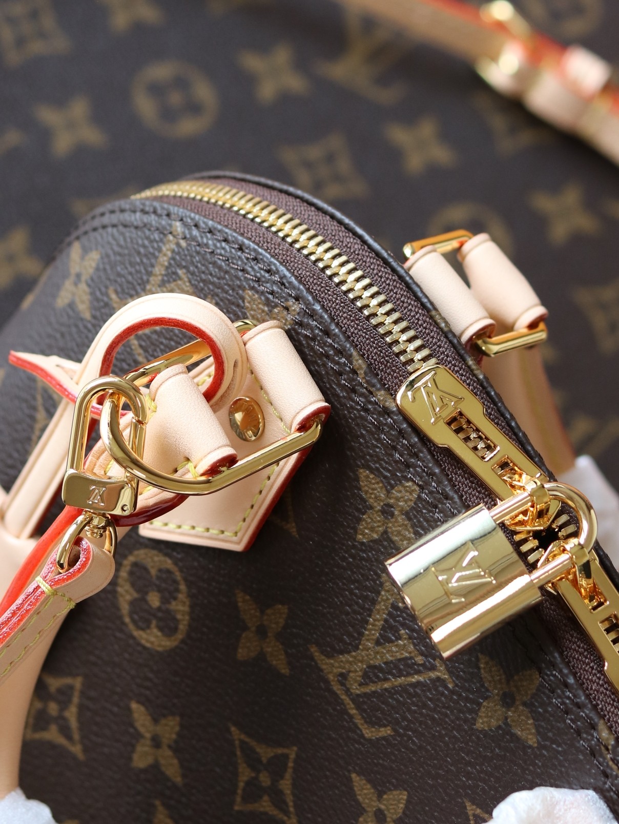 Louis Vuitton Alma BB Damier Ebene Handbag - Image 6