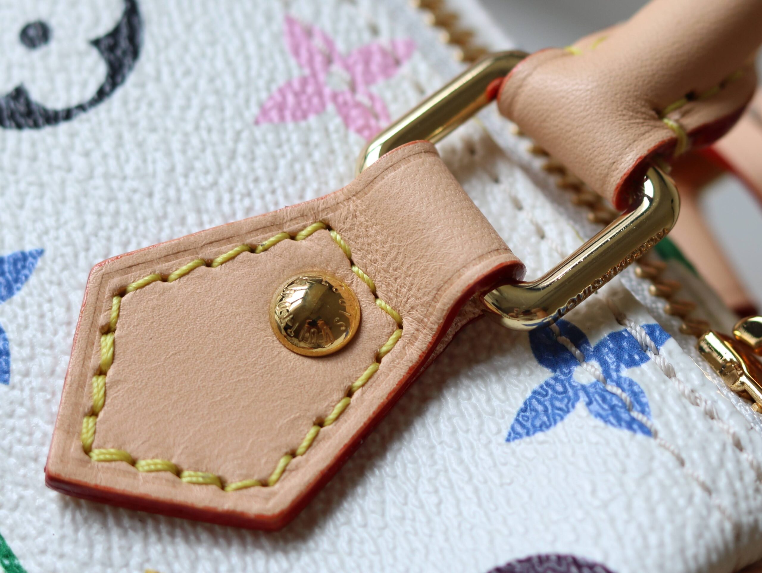 Louis Vuitton Nano Speedy Handbag in Multicolor Monogram Canvas - Image 6