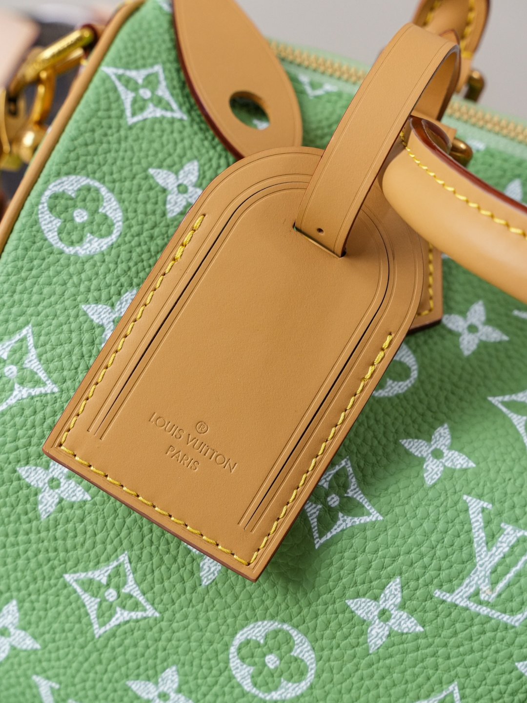 Louis Vuitton Speedy Bandoulière 25 Monogram Leather Handbag - Grass Green - Image 6