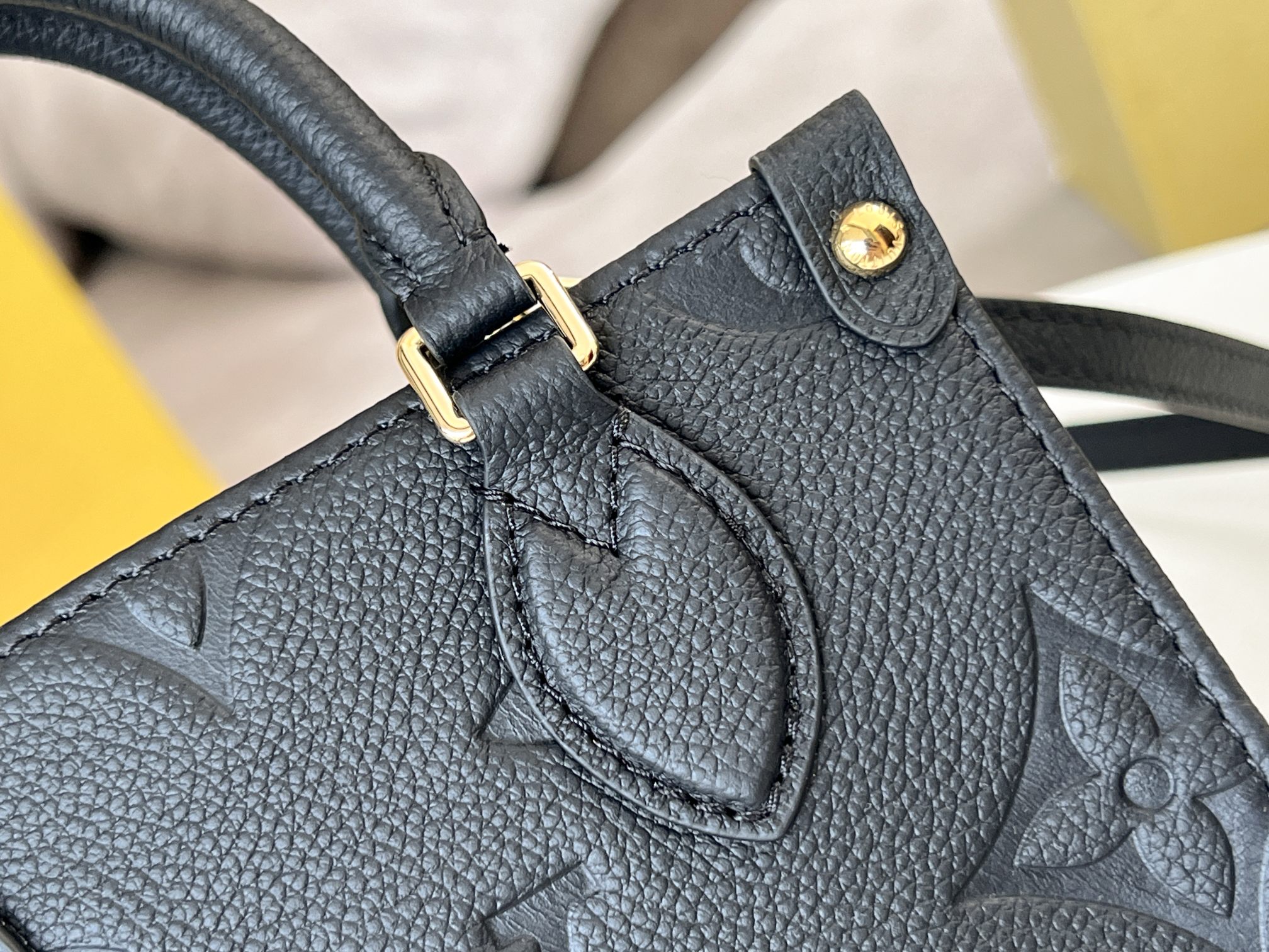 Louis Vuitton OnTheGo BB Monogram Empreinte Leather Tote Bag - Image 6