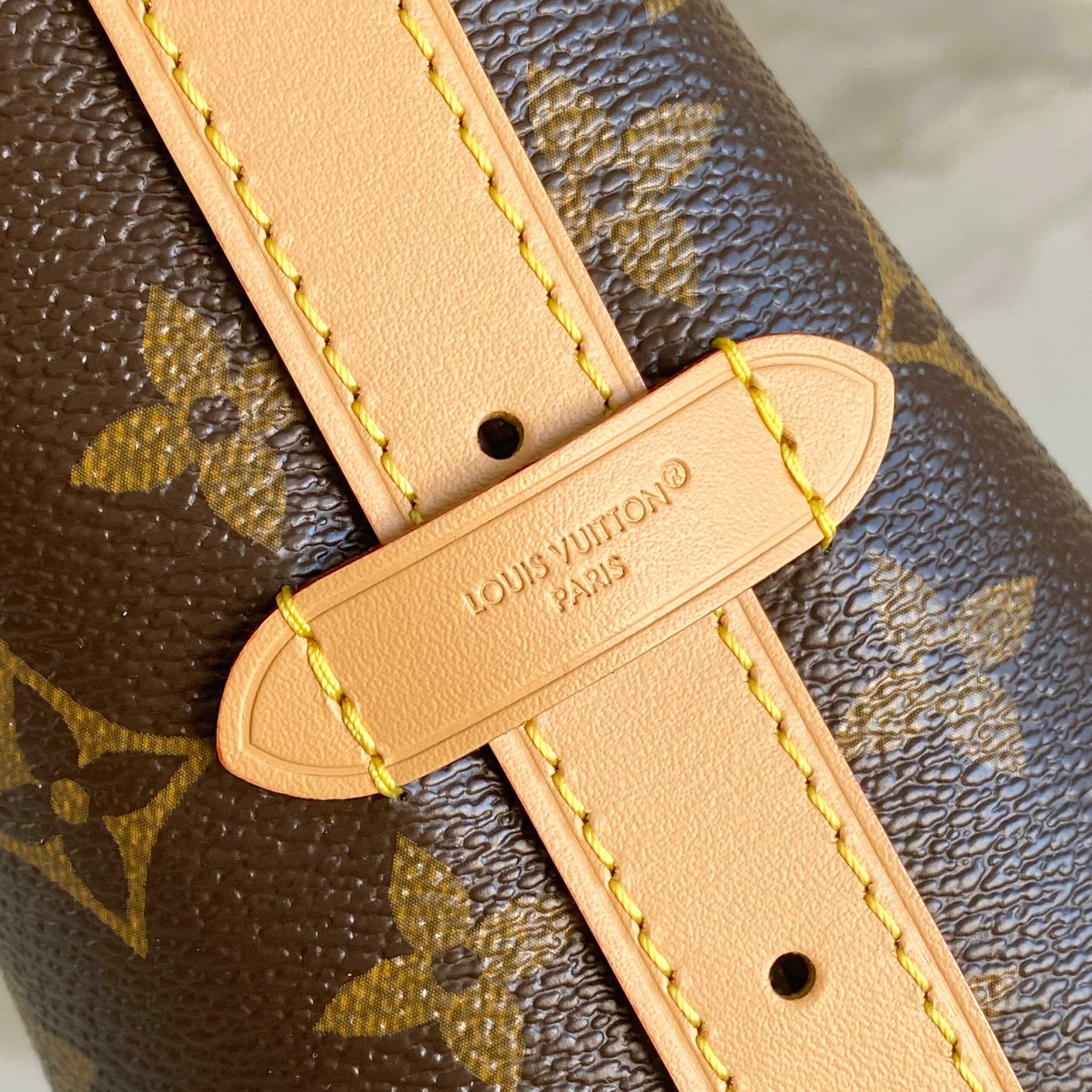 CarryAll East West Monogram Canvas and Leather Shoulder Bag - Image 6