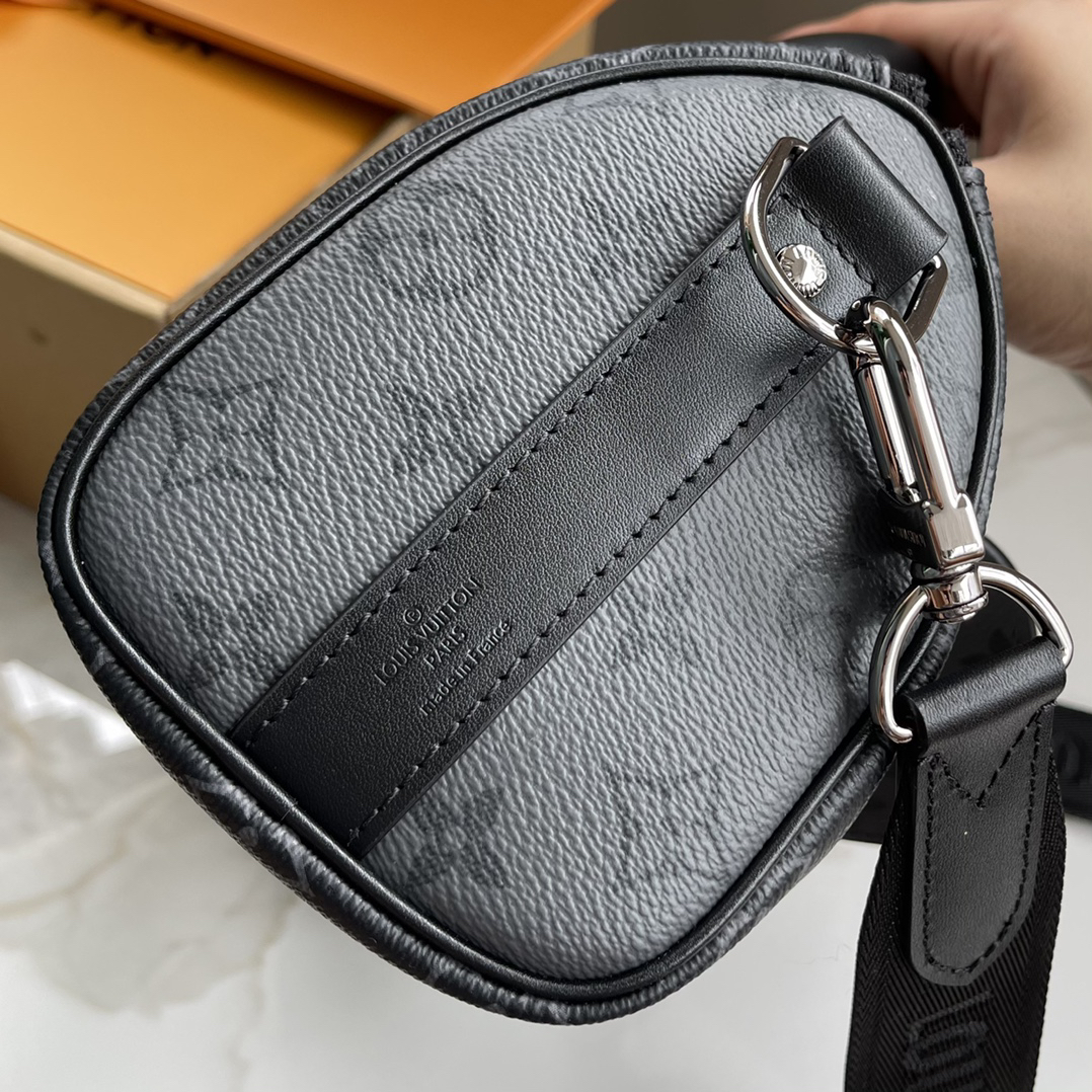 Louis Vuitton Keepall 25 Monogram Eclipse Reverse Crossbody Bag - Image 6