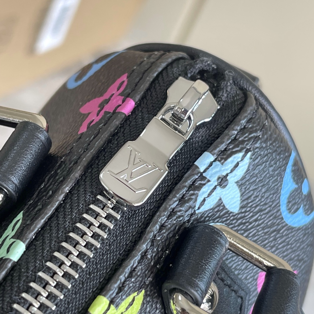 Louis Vuitton x Takashi Murakami Nano Speedy Crossbody Bag - Image 6