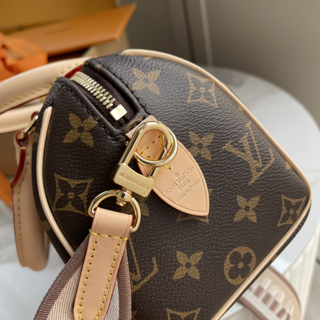 Louis Vuitton Speedy Bandouliere 20 Monogram Canvas Crossbody Bag - Image 6