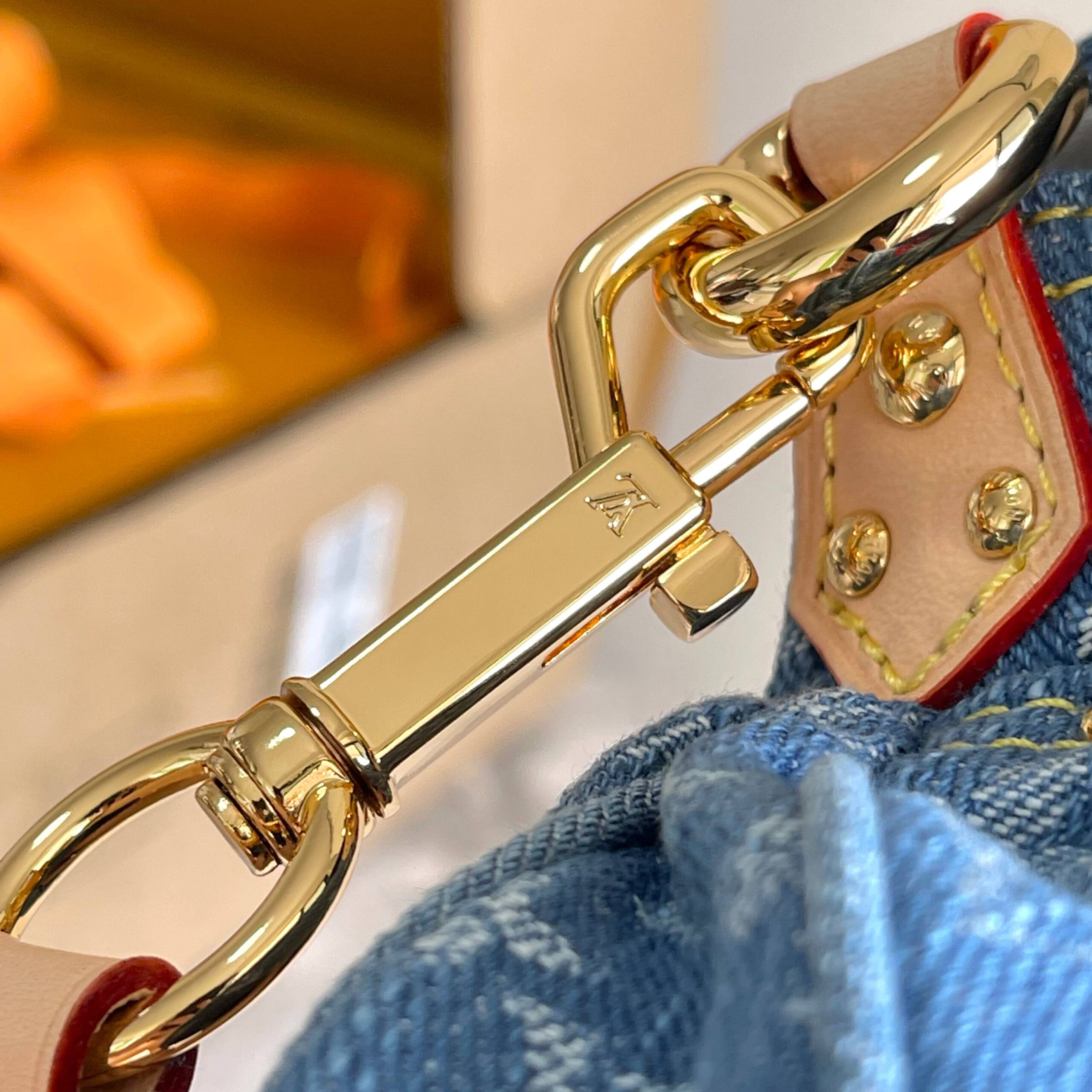 Louis Vuitton x Murakami Sunset Monogram Denim Shoulder Bag - Image 6