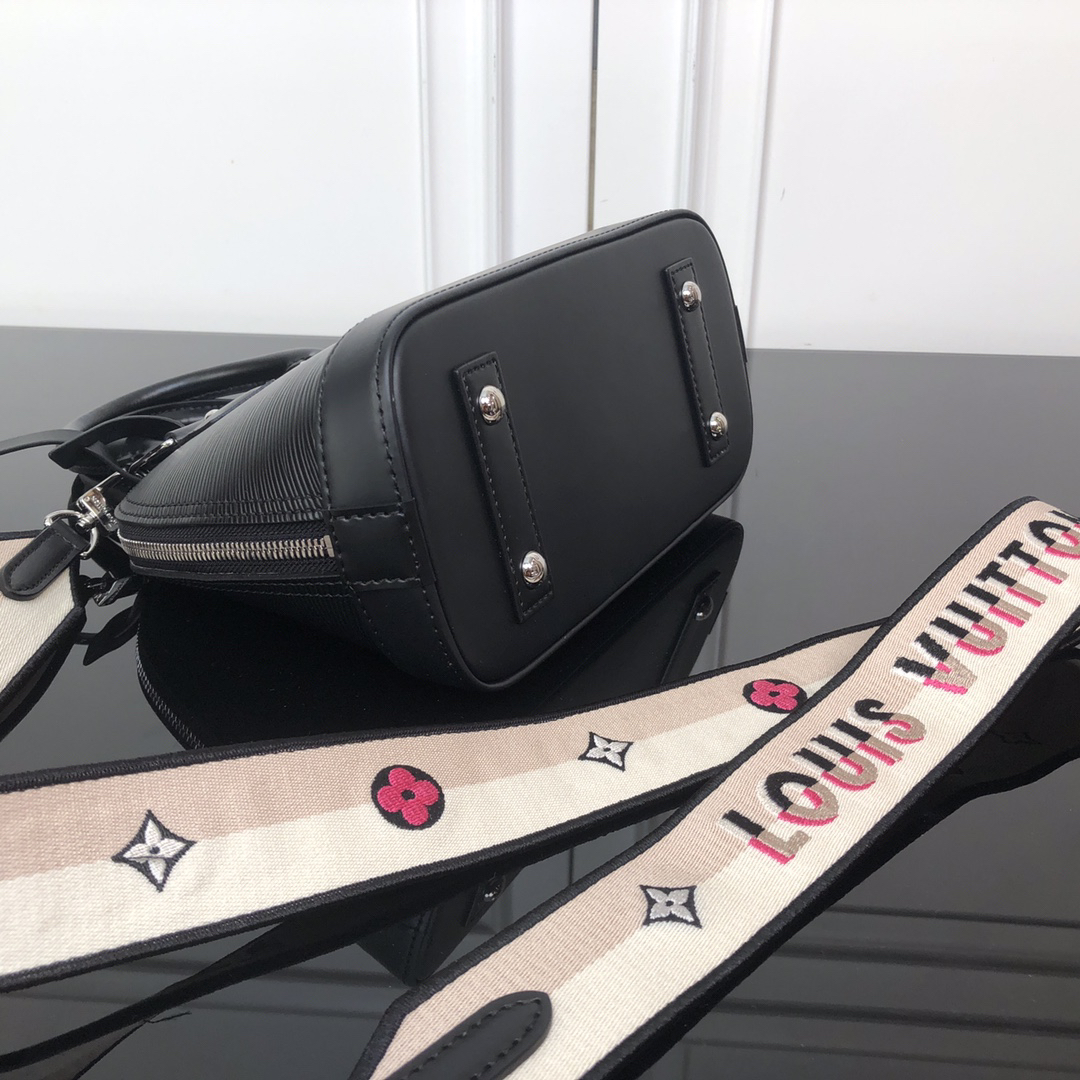 Louis Vuitton Alma BB Handbag M59217 in Black Epi Leather - Image 6