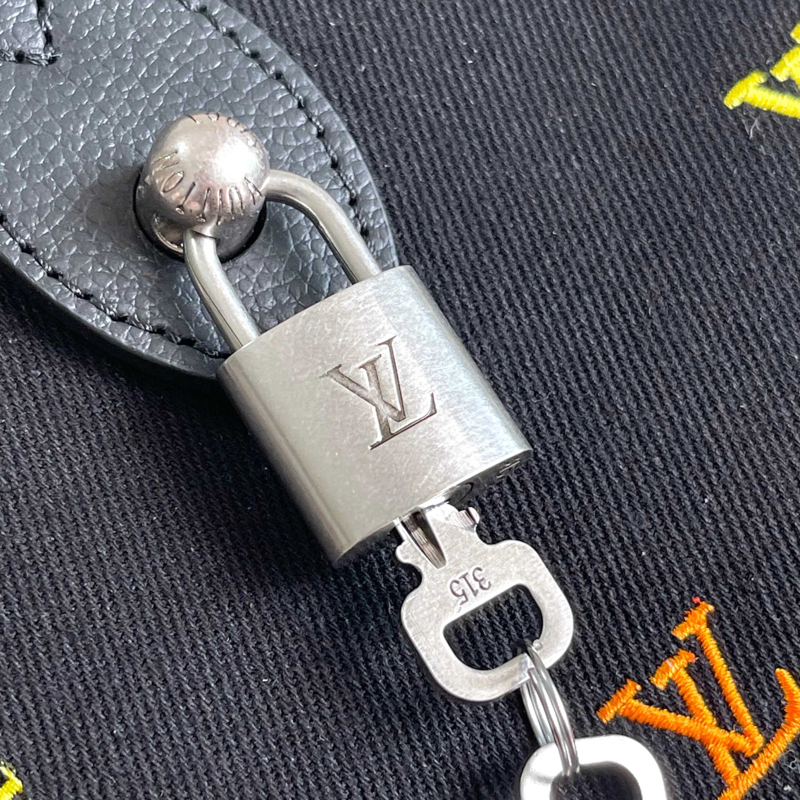 Louis Vuitton Speedy 40 Bandoulière Blason Denim Bag - Image 6