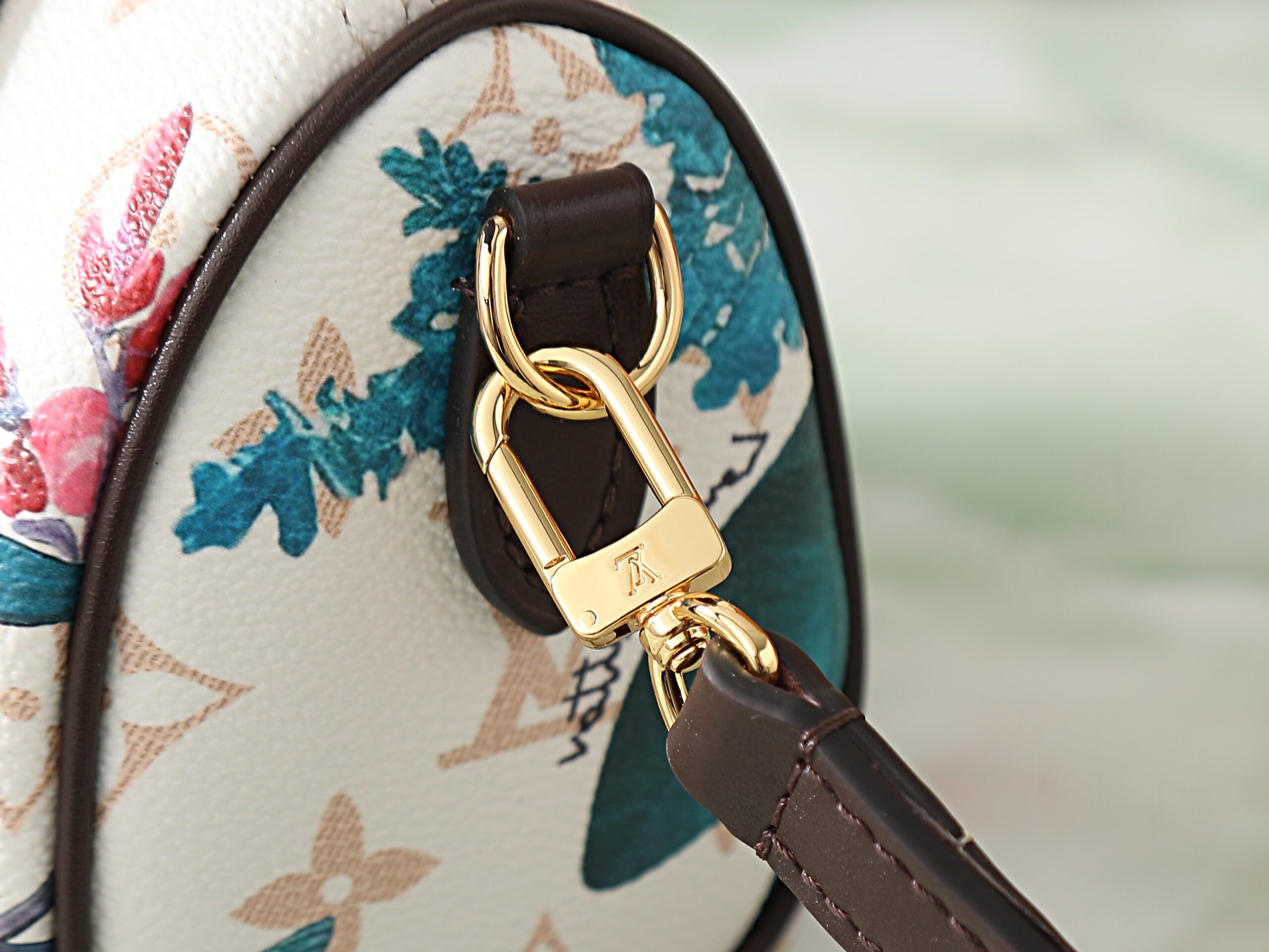 Louis Vuitton Nano Speedy Handbag in Monogram Eden - Image 6