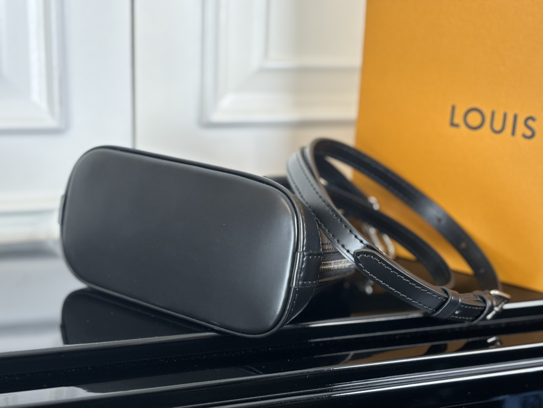 Louis Vuitton Nano Alma Handbag in Black - Image 6