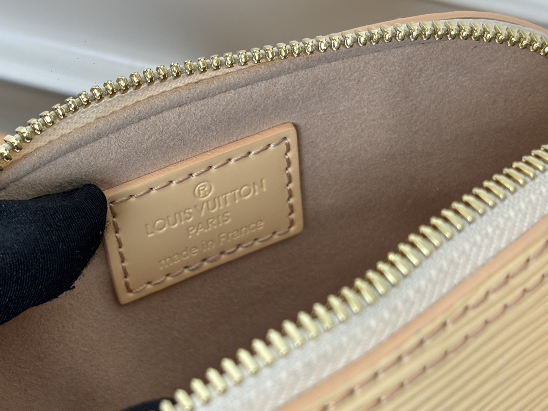 Louis Vuitton Nano Alma Epi Leather Crossbody Bag in Almond - Image 6