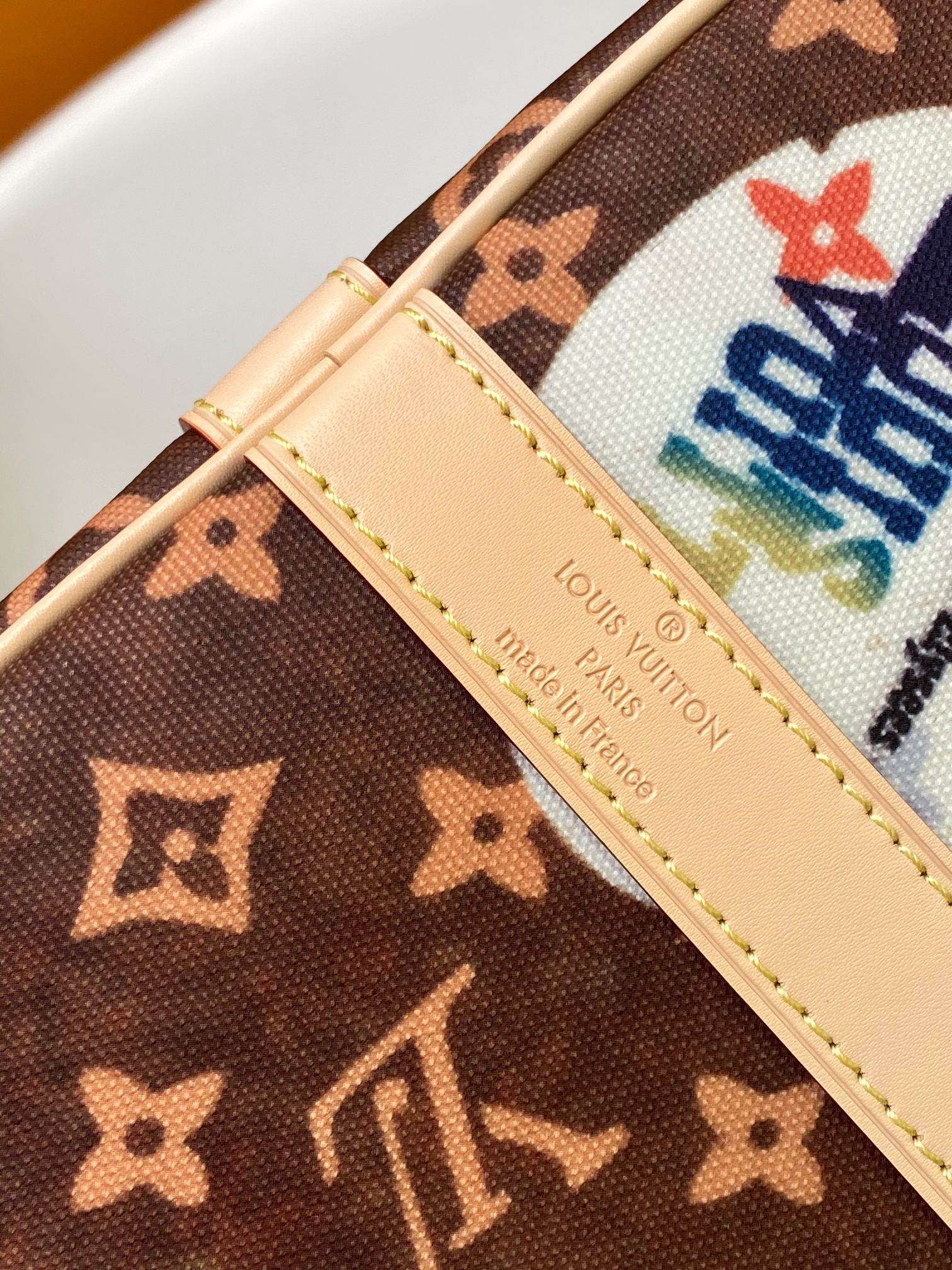 Louis Vuitton Keepall Bandoulière 50 Monogram Travel Bag - Image 6