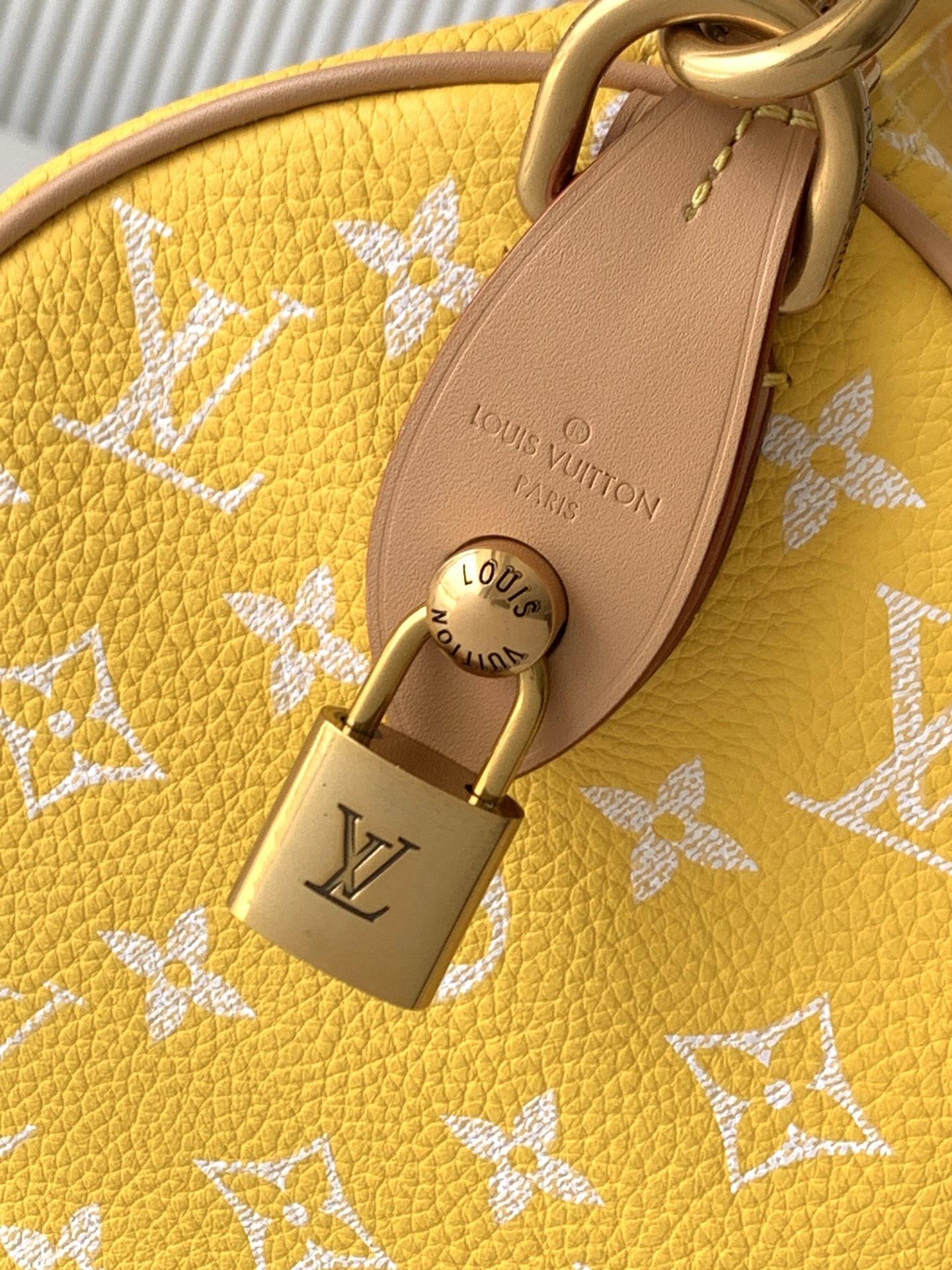 Louis Vuitton Speedy Bandoulière 25 Handbag in Yellow Leather - Image 6