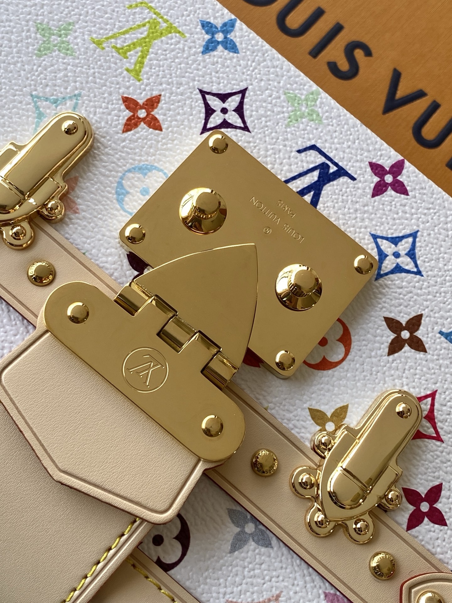 Louis Vuitton Petite Malle Monogram Canvas Hard-Sided Crossbody Bag - Image 6