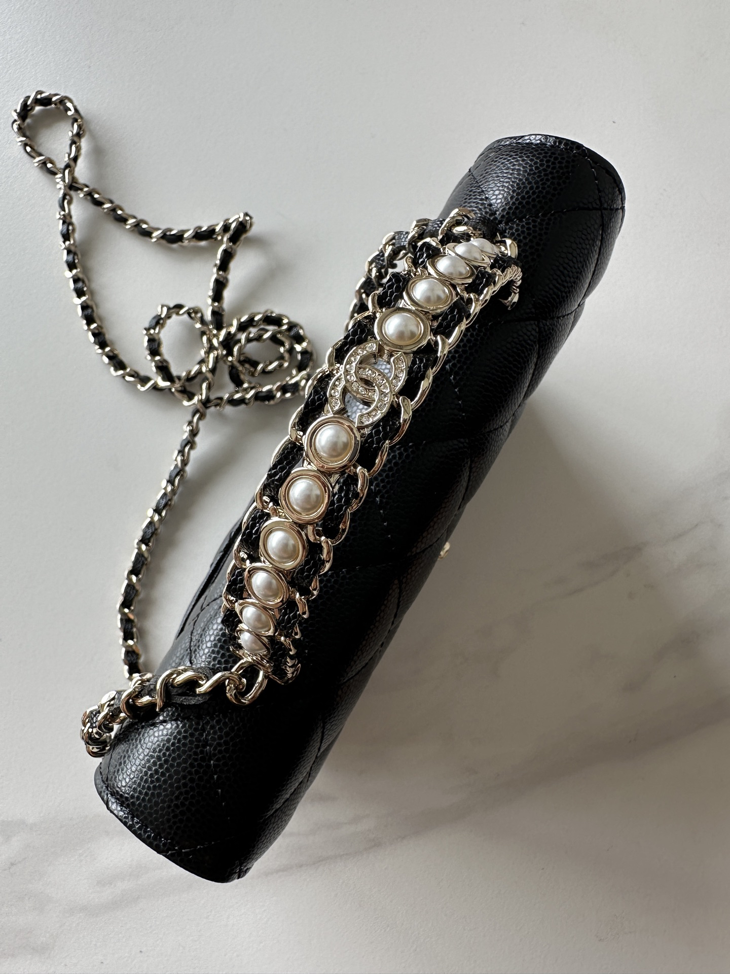 Chanel 4938 Leather Crossbody Bag - Image 6