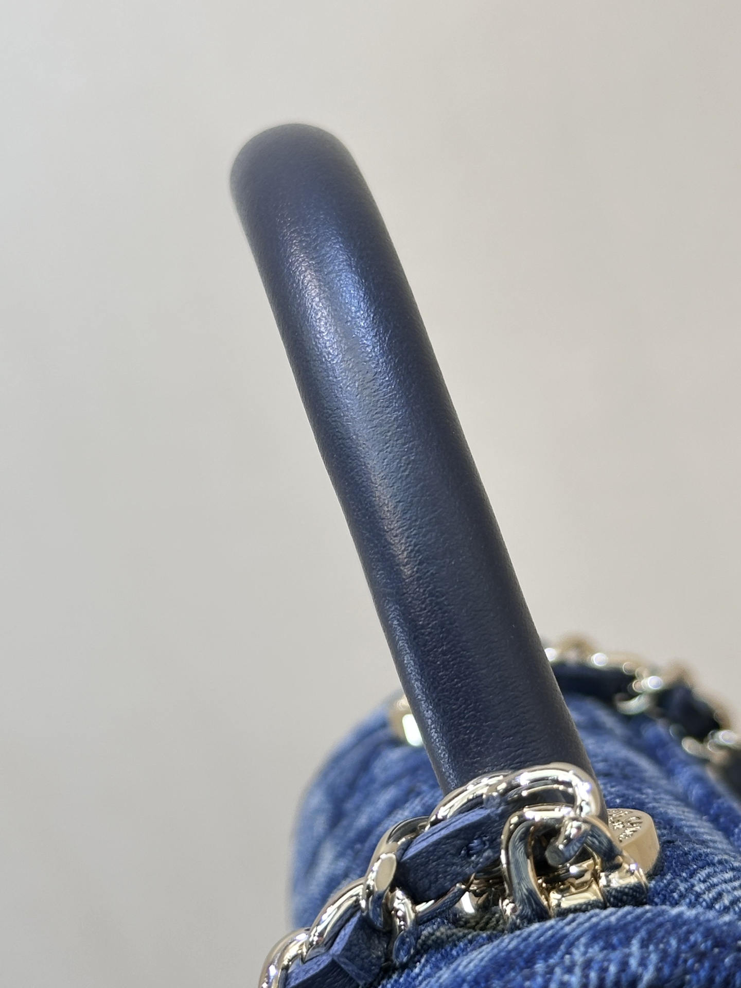 Coco Handle Mini Denim Bag - Image 6